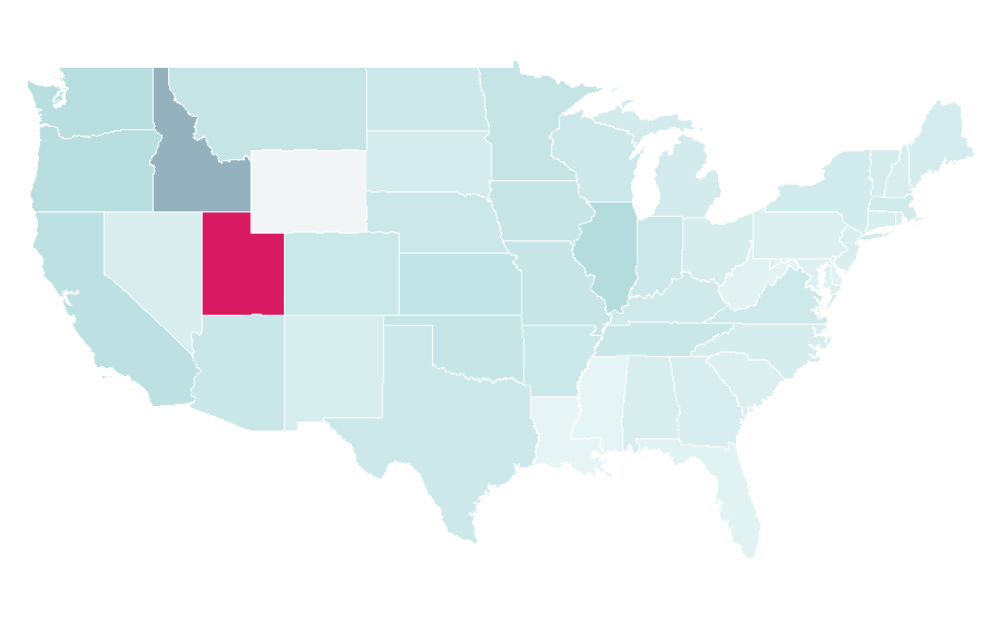 Affinity by region — While You Were Sleeping (film), United States