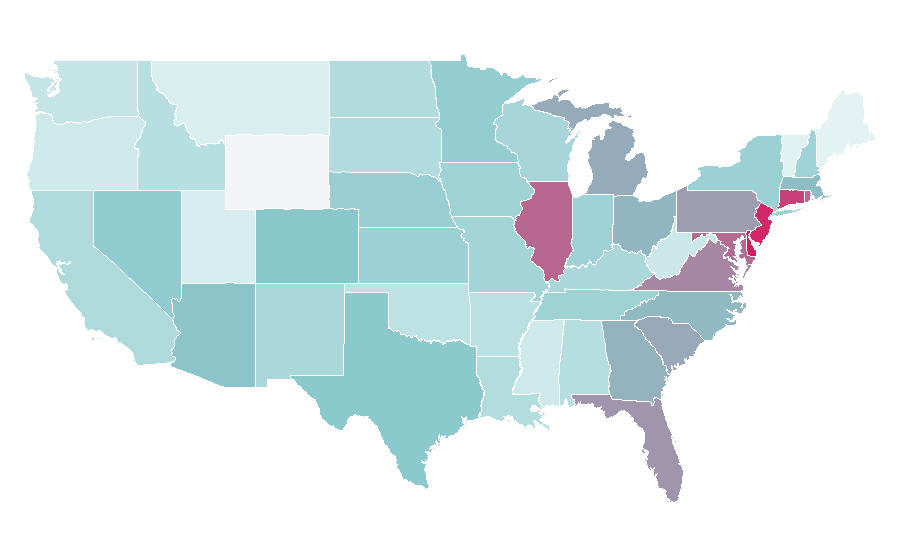 Affinity by region — White House Black Market, United States