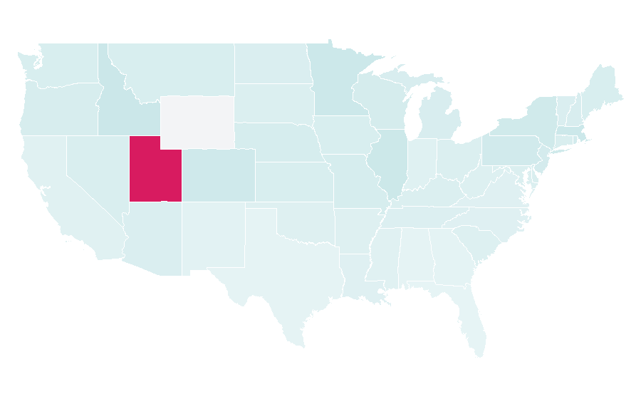 Affinity by region — Whitney Rose, United States