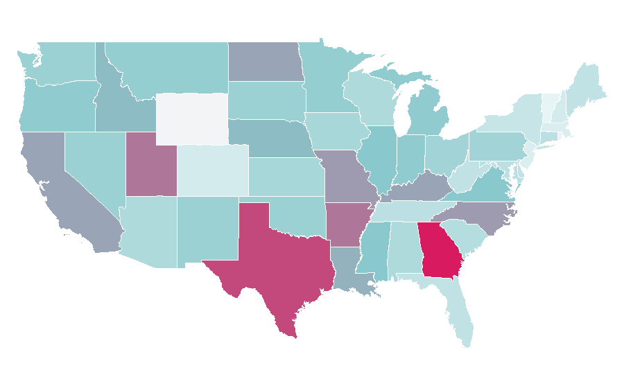 Affinity by region — Whole grain, United States