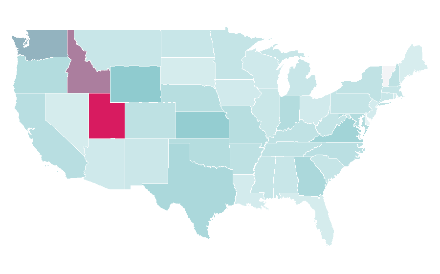 Affinity by region — WikiHow, United States