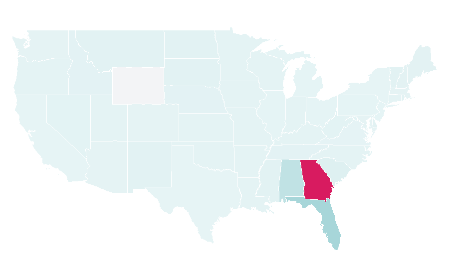 Affinity by region — Wild Adventures, United States