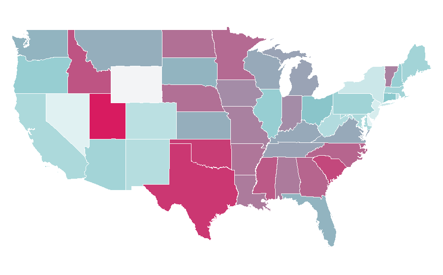 Affinity by region — Wild Kratts, United States