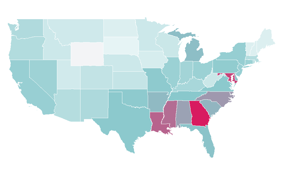 Affinity by region — Willow Smith, United States