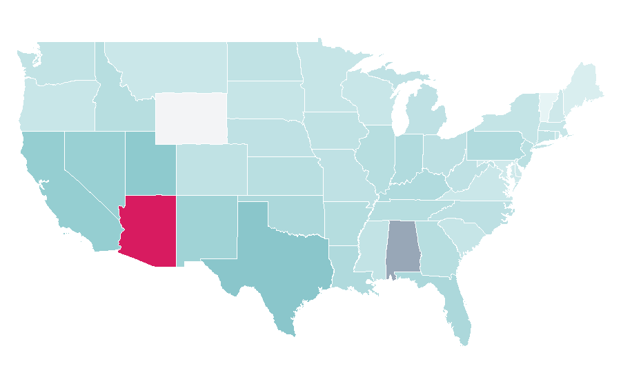 Affinity by region — Willy Wonka, United States