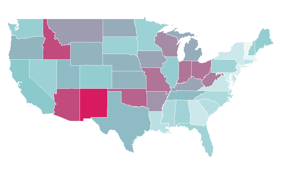 Affinity by region — Wilmer Valderrama, United States