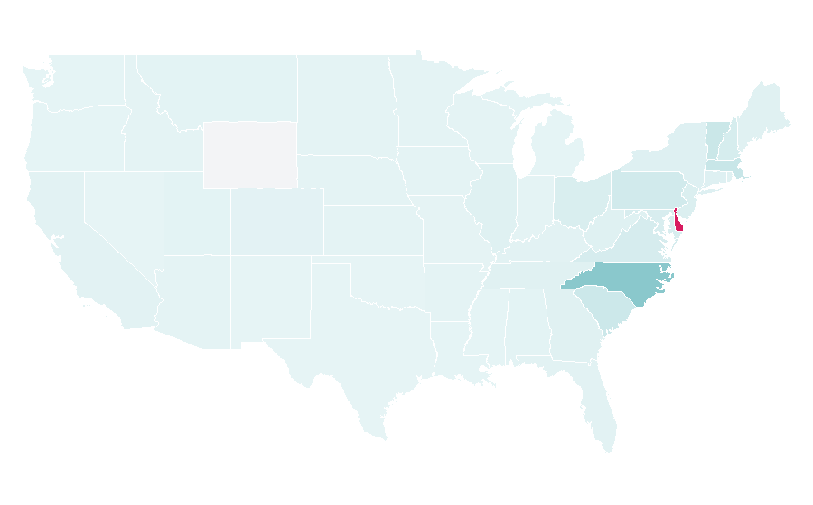 Affinity by region — Wilmington, North Carolina, United States
