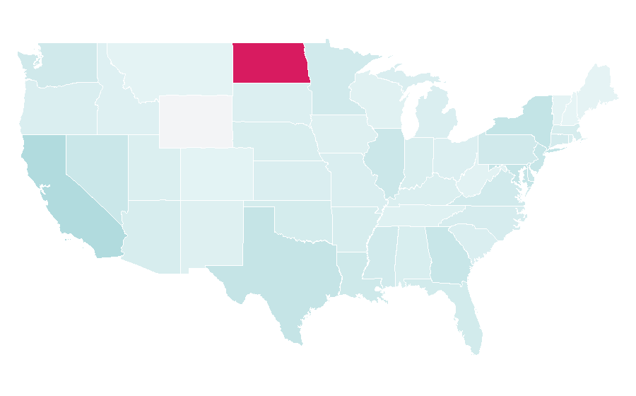 Affinity by region — Windbreaker, United States