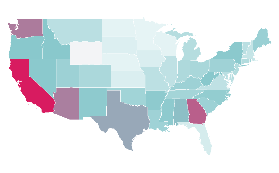 Affinity by region — Window screen, United States