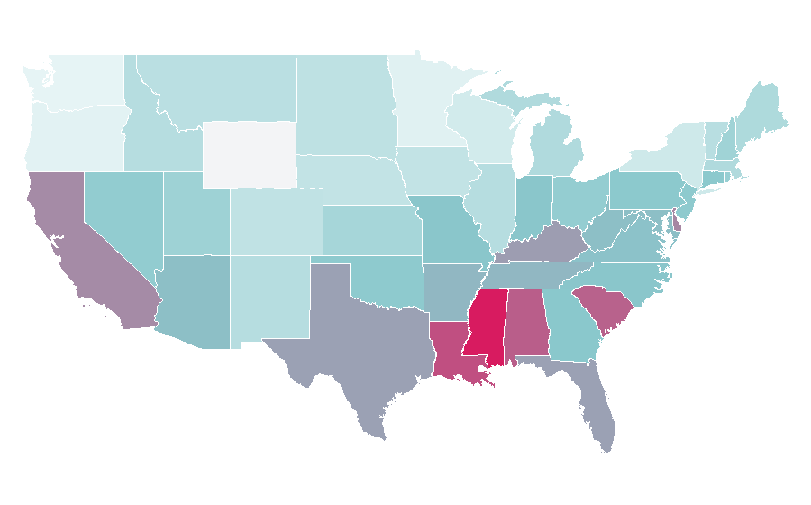 Affinity by region — Window shutter, United States