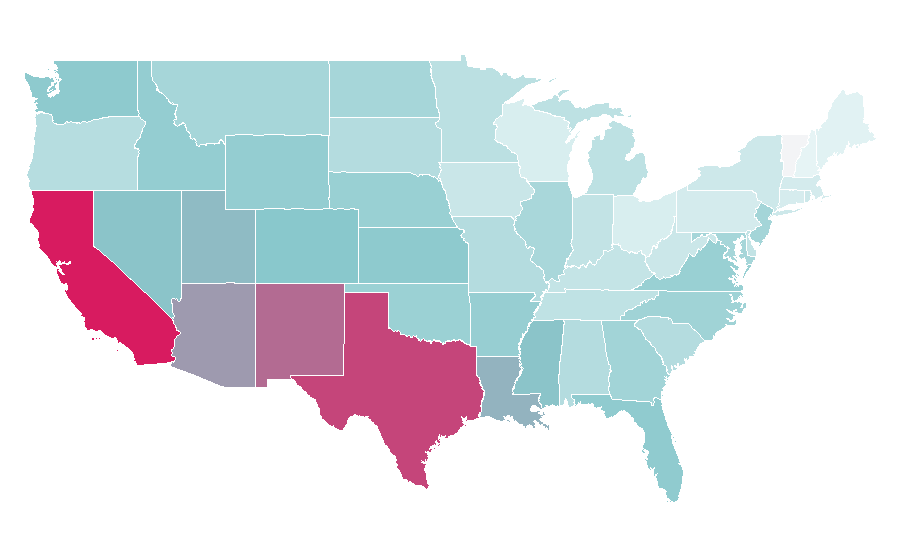 Affinity by region — Windshield, United States