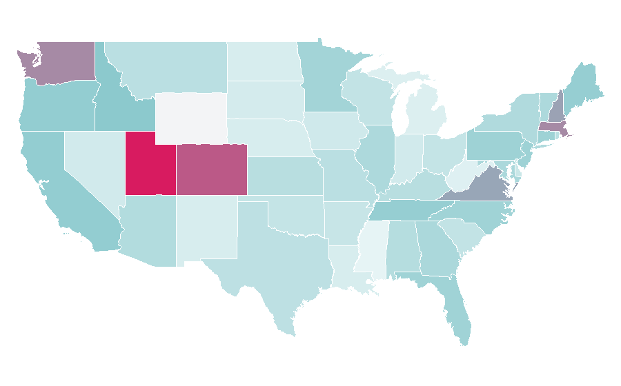 Affinity by region — Windsor Castle, United States