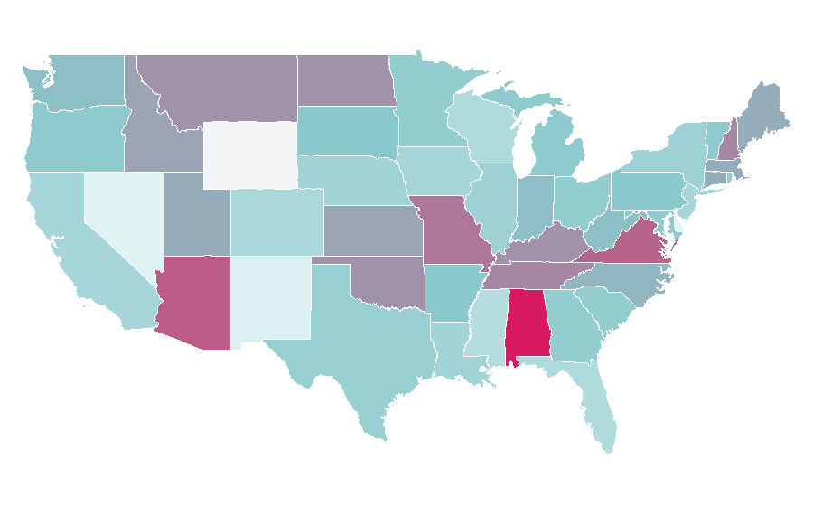 Affinity by region — Winston Churchill, United States