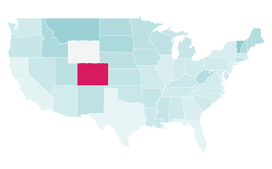 Affinity by region — Winter X Games, United States
