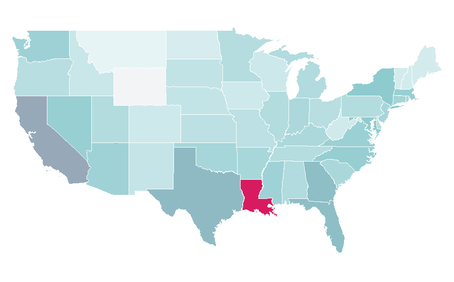 Affinity by region — Winx Club, United States