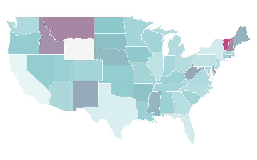 Affinity by region — Wireless broadband, United States