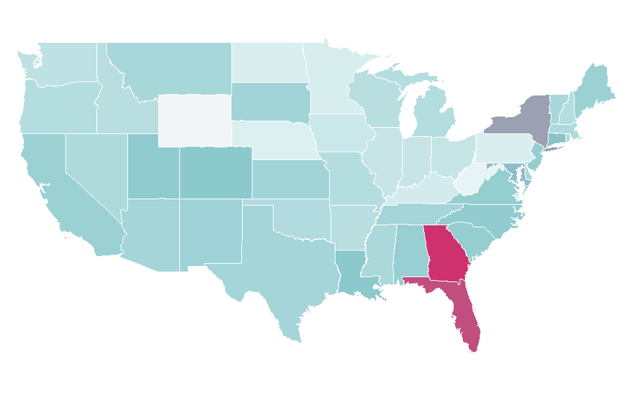 Affinity by region — Wix.com, United States