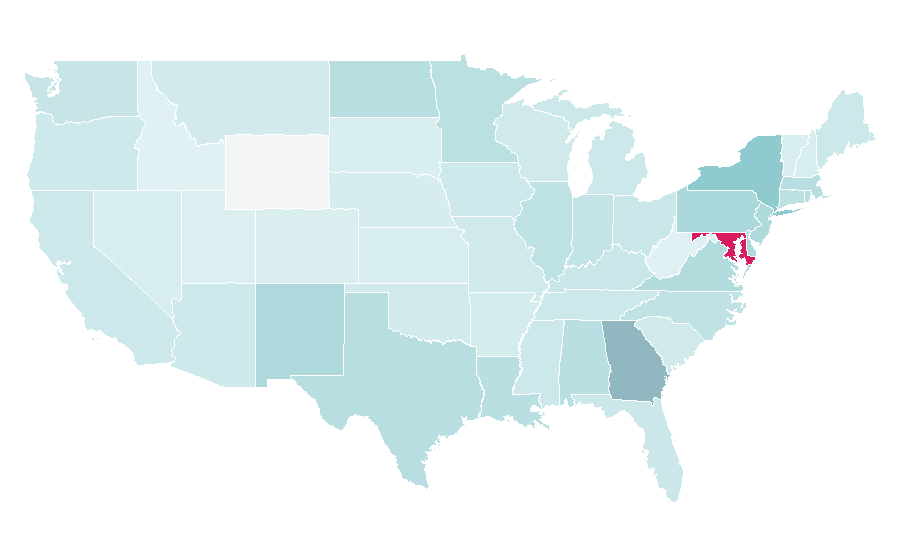 Affinity by region — Wizkid, United States