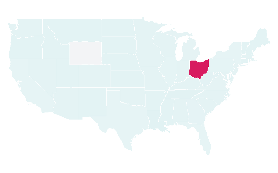 Affinity by region — WJW (TV), United States