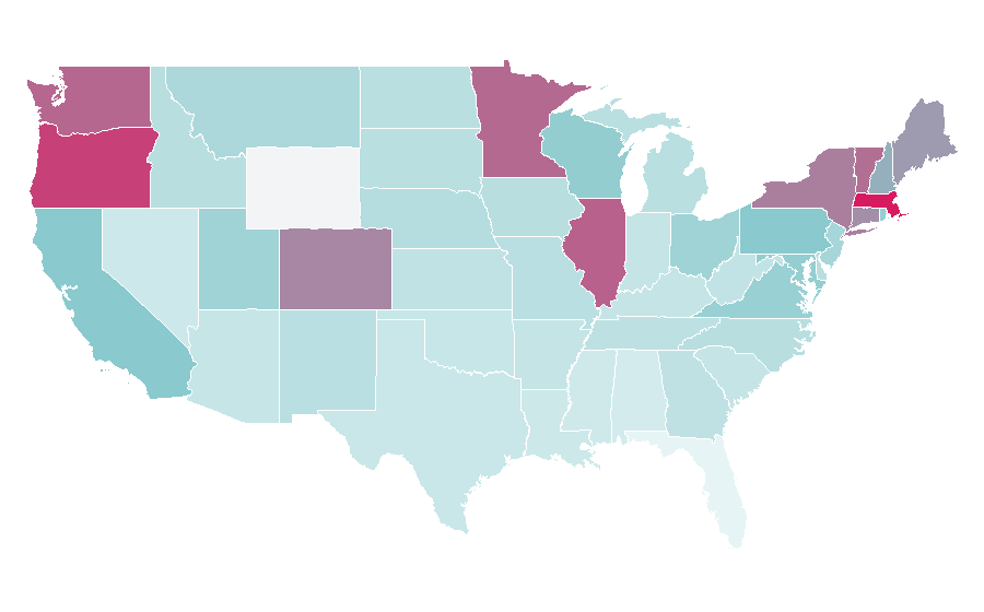 Affinity by region — Wolf Alice, United States