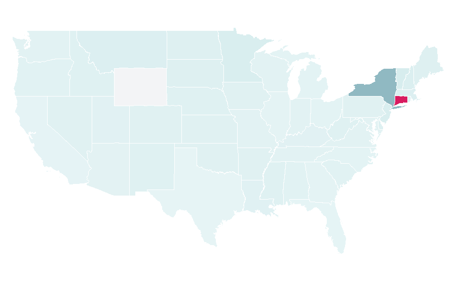 Affinity by region — Wolf Conservation Center, United States