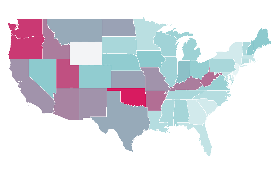 Affinity by region — Wolfenstein (2009 video game), United States