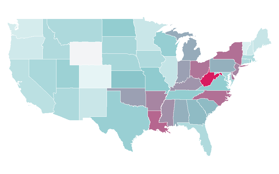 Affinity by region — Wonder Pets, United States