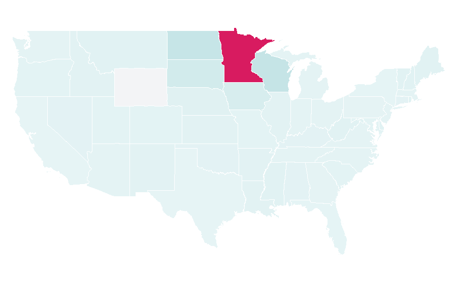 Affinity by region — Woodbury, Minnesota, United States