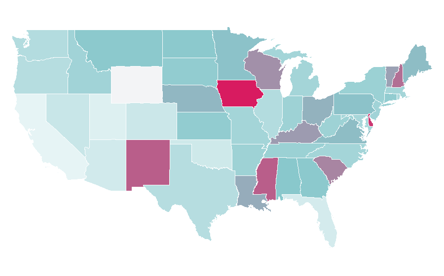 Affinity by region — Word Puzzle (video game), United States