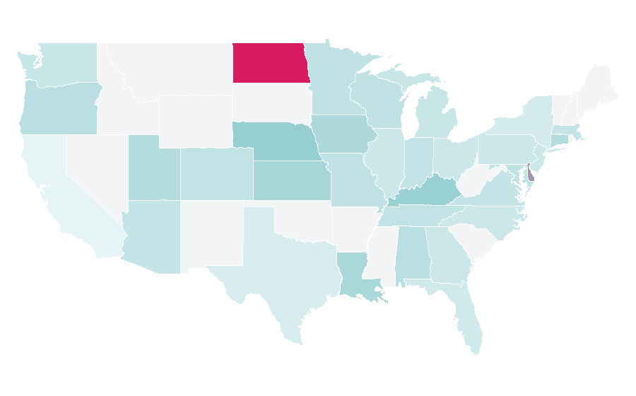 Affinity by region — Working parent, United States