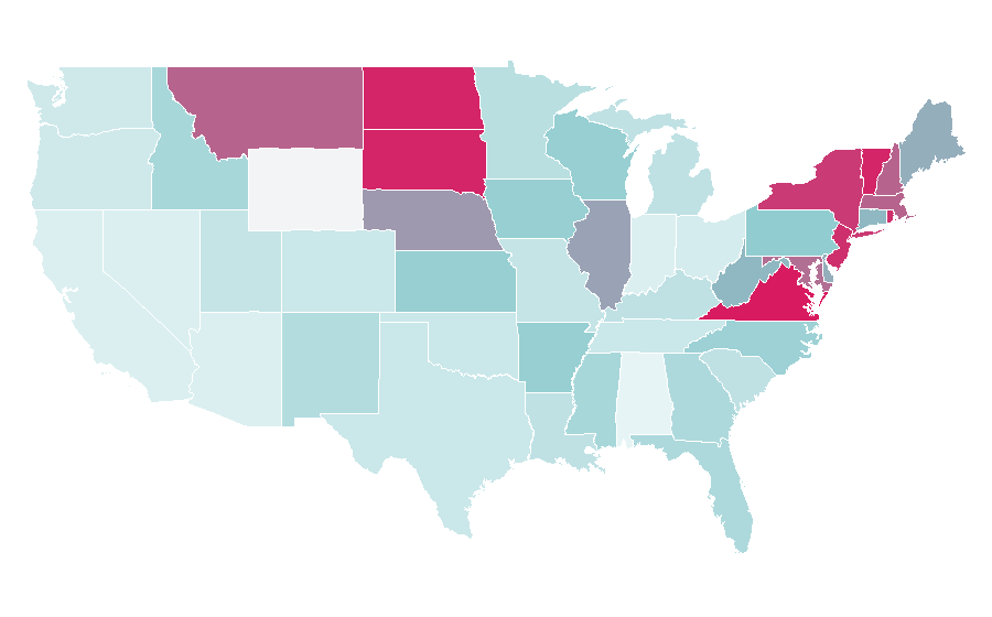 Affinity by region — World Health Day, United States