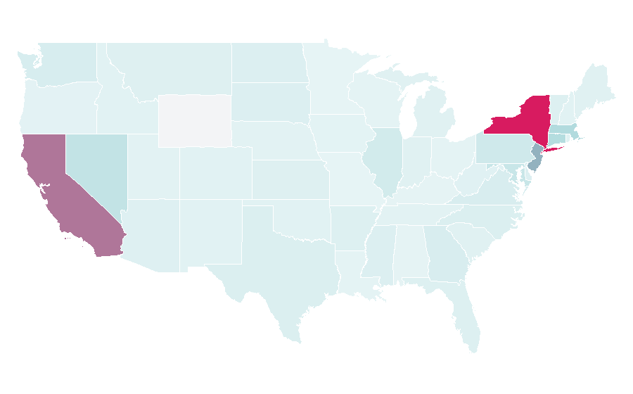 Affinity by region — World Journal, United States