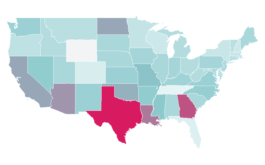 Affinity by region — World war, United States