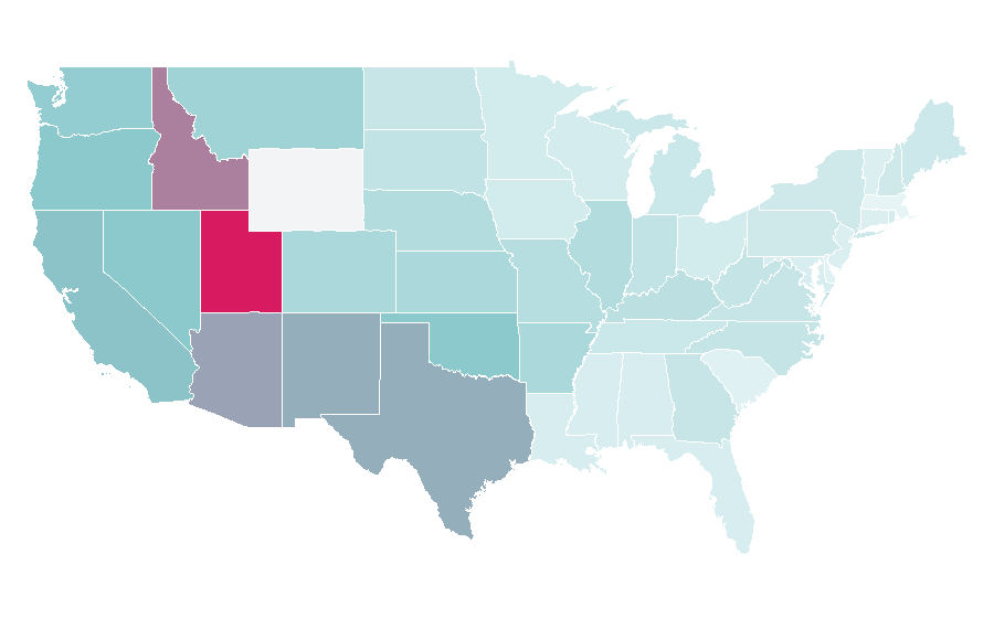 Affinity by region — World War Z (film), United States