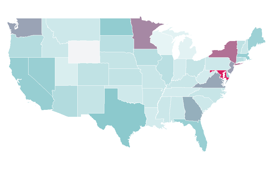 Affinity by region — WorldRemit, United States