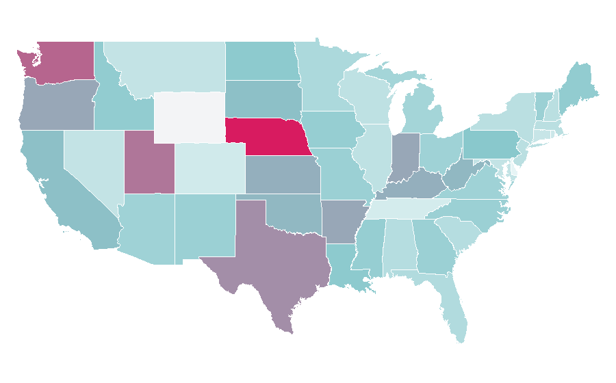 Affinity by region — Worms (series), United States