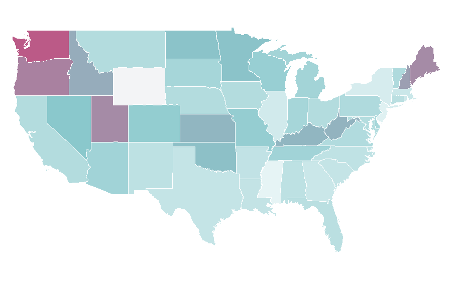Affinity by region — Wowhead, United States