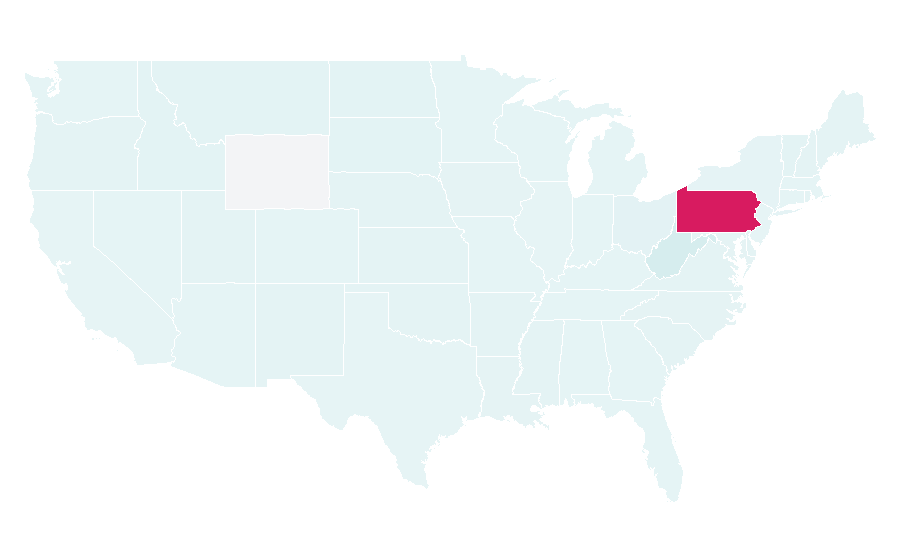 Affinity by region — WPXI, United States