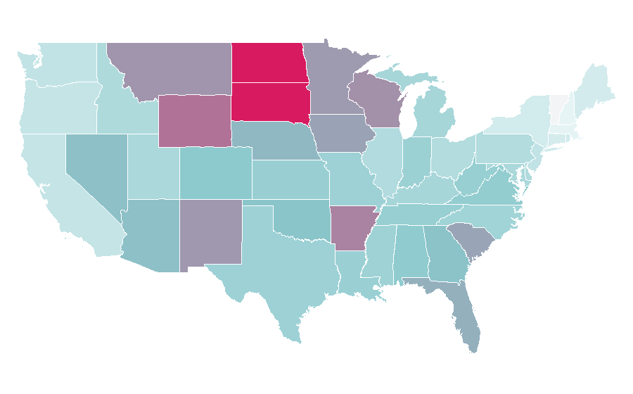 Affinity by region — Wyndham Hotels & Resorts, United States