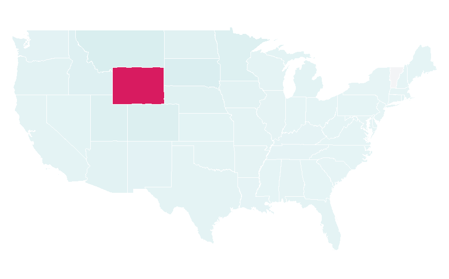 Affinità per regione — Wyoming, Stati Uniti
