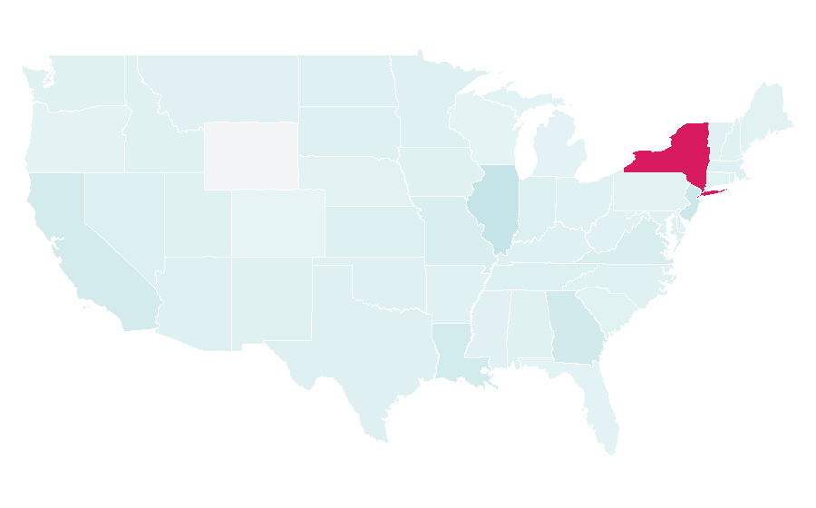 Affinity by region — X-Factor (comics), United States