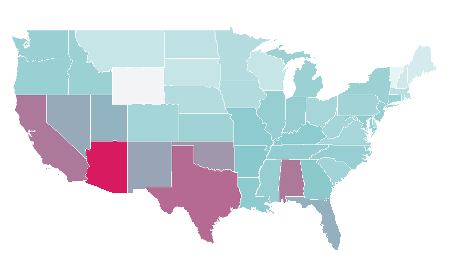 Affinity by region — X-Men, United States