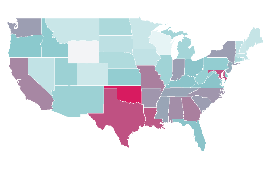 Affinity by region — X-Men: Evolution, United States