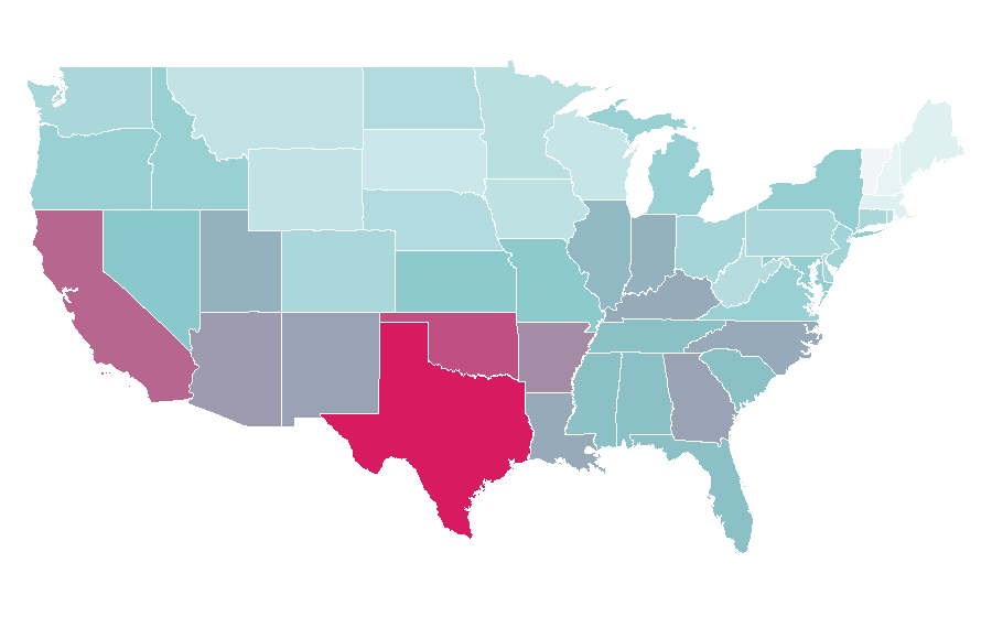 Affinity by region — X-Men (TV series), United States