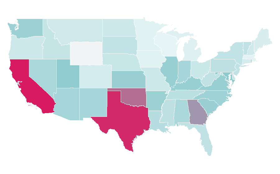 Affinity by region — Xdinary Heroes, United States