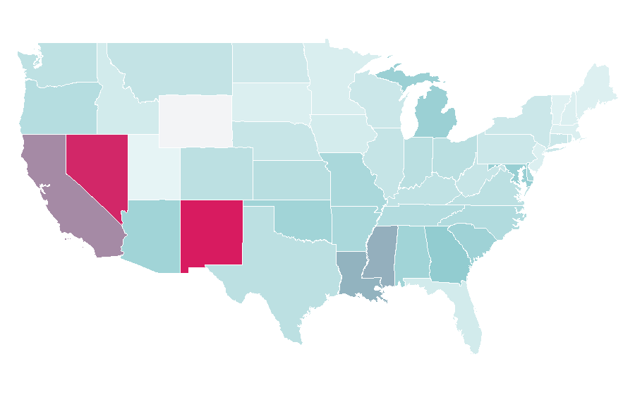 Affinity by region — Xzibit, United States