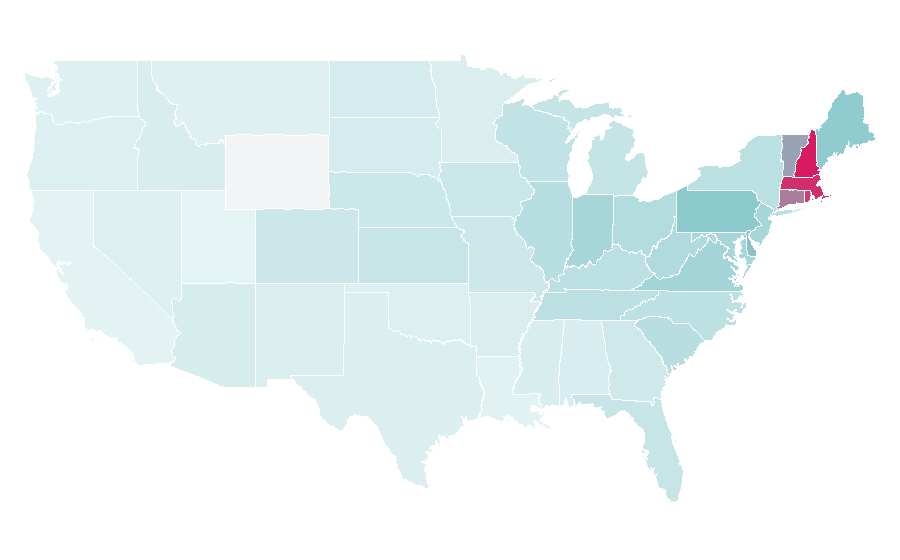 Affinity by region — Yankee Candle, United States