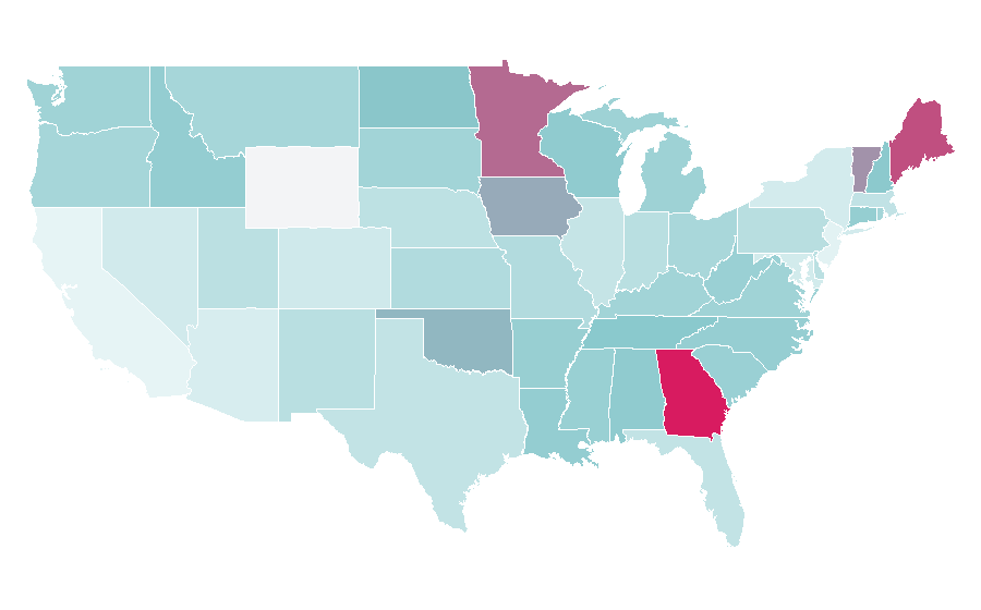 Affinity by region — Yanmar, United States