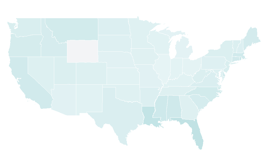 Affinity by region — Yellowfin tuna, United States
