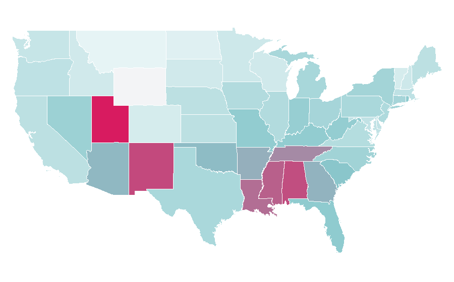 Affinity by region — Yes (Israel), United States